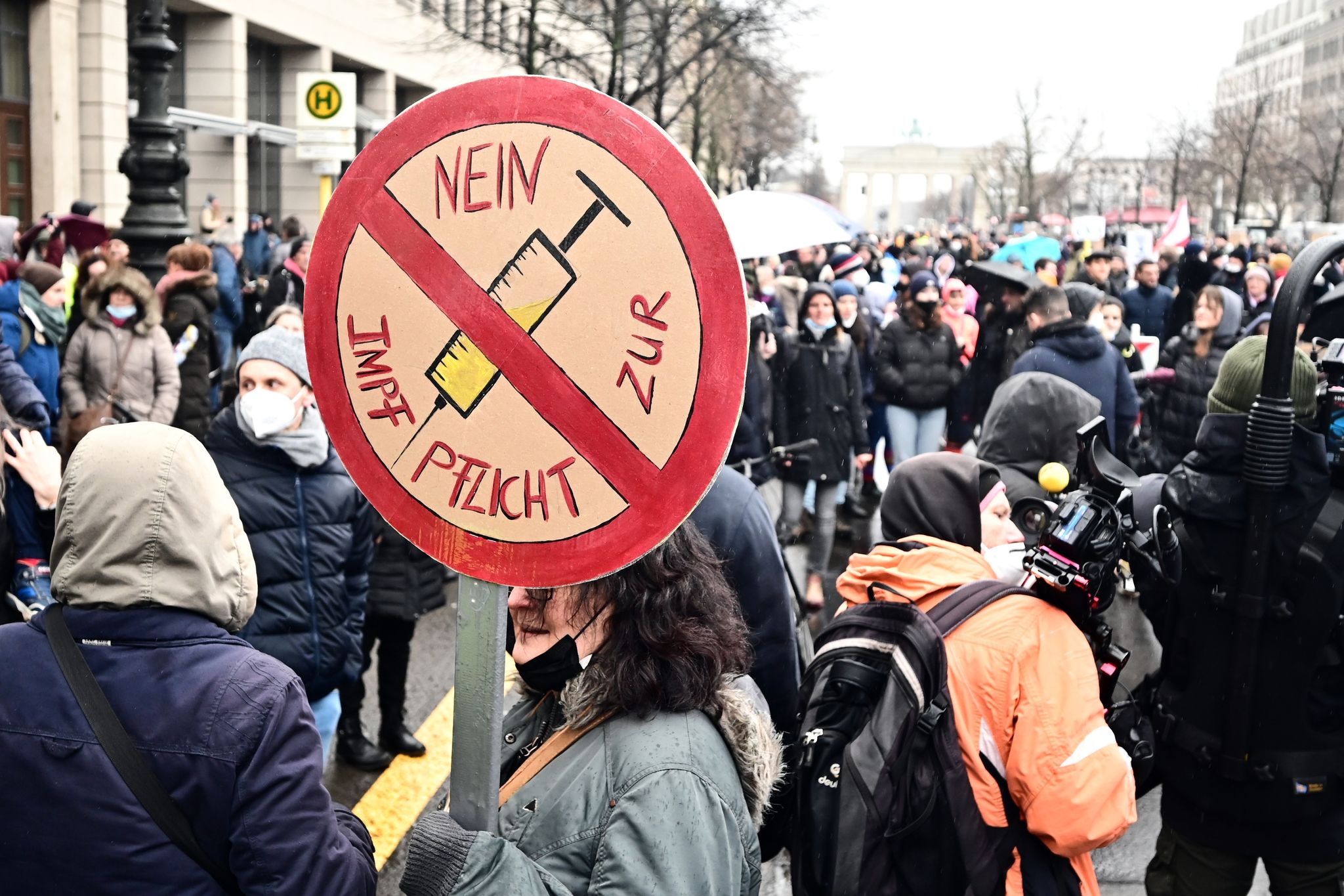 Protest gegen Impfpflicht