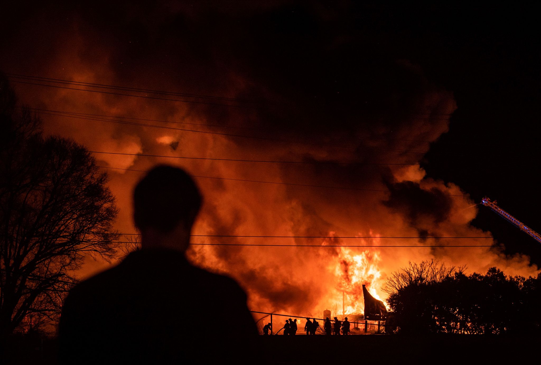 In Flammen