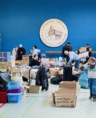 Foto des Tages: Spendensammlung für die Ukraine