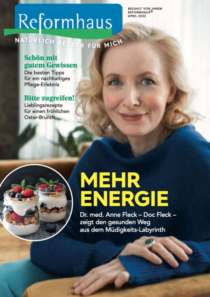 ReformhausMagazin April 2022 Dr. med. Anne Fleck Podcast Janes Magazin