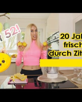 Schnell Abnehmen und 20 Jahre frischer mit Zitronen. Mein Erfolgsrezept.