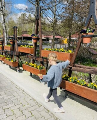 Foto des Tages: Lebensfreude pur mit Kind in der Lochmühle