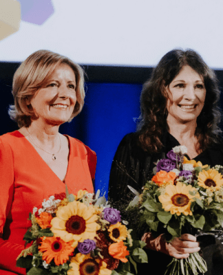 Iris Berben erhält Deutschen Rednerpreis der German Speakers Association – Cordula Nussbaum wird in die Hall of Fame aufgenommen