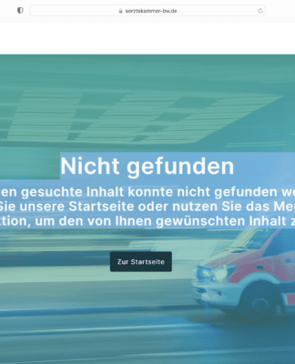 ÄK BaWü-Beteiligungsverfahren zur Homöopathie funktioniert nicht