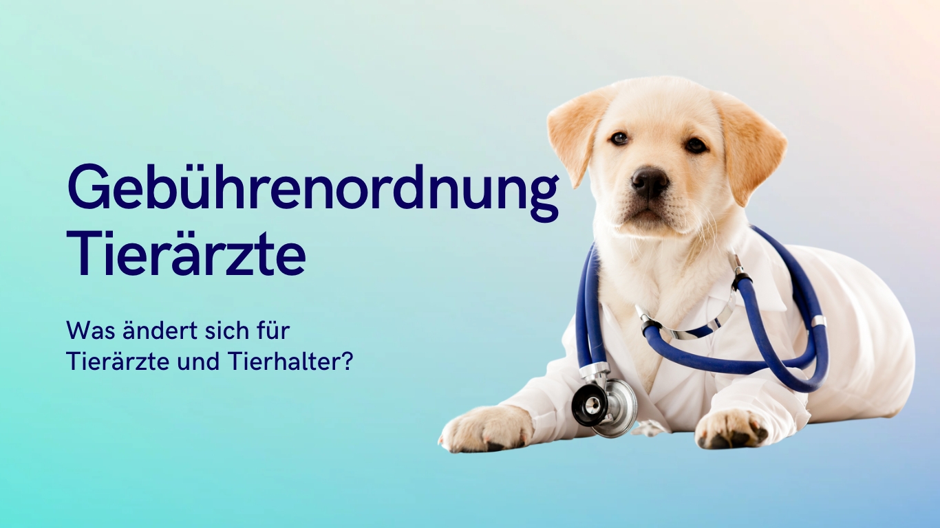 Die neue Gebührenordnung für den Fortbestand von Tierarztpraxen Die neue Gebührenordnung für den Fortbestand von Tierarztpraxen
