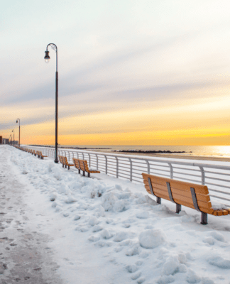 Weihnachtliche Vorfreude auf Long Island