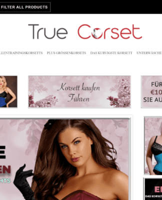 True Corset bringt auf den Markt Corsages und Korsetts für gutes Aussehen des Körpers