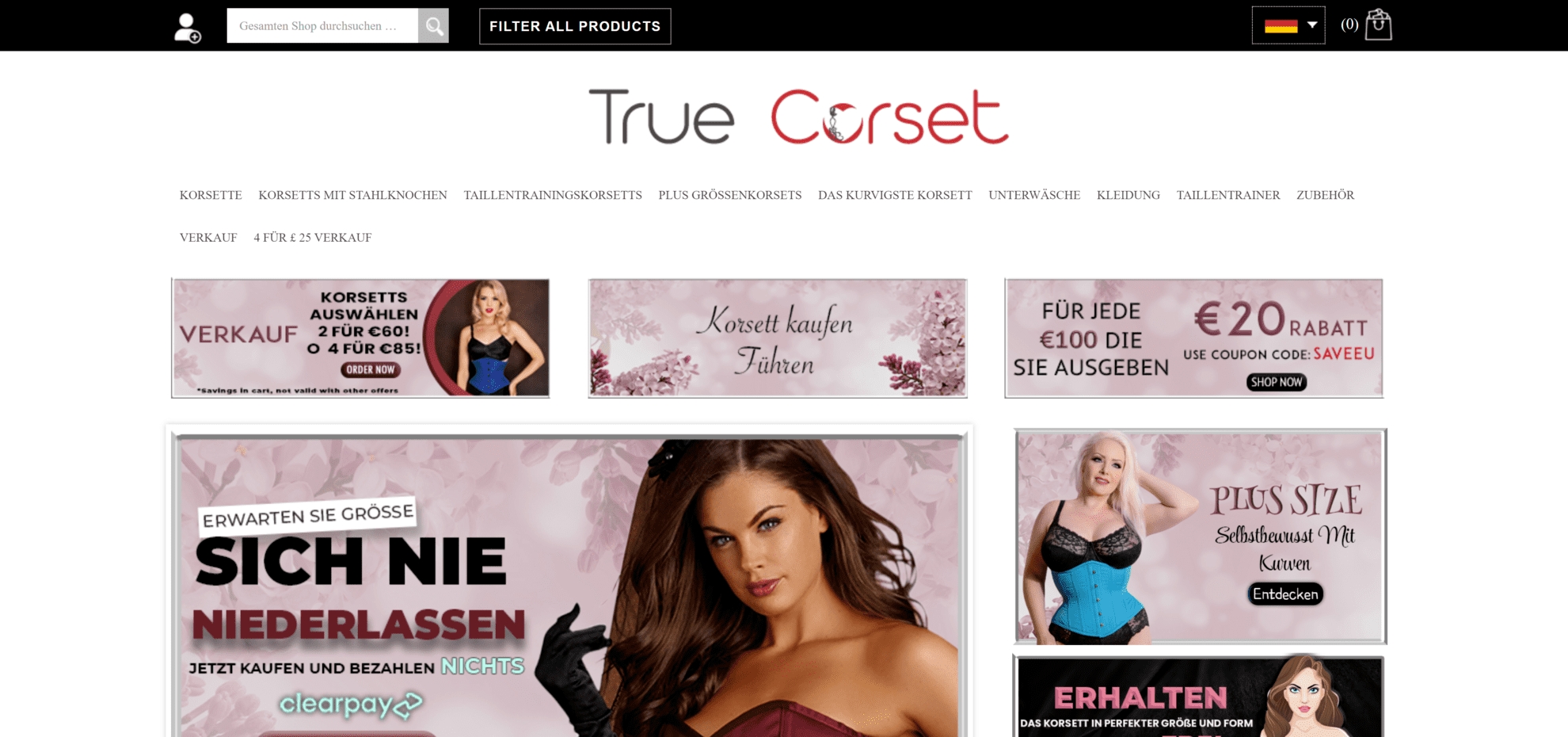 True Corset bringt auf den Markt Corsages und Korsetts für gutes Aussehen des Körpers True Corset bringt auf den Markt Corsages und Korsetts für gutes Aussehen des Körpers