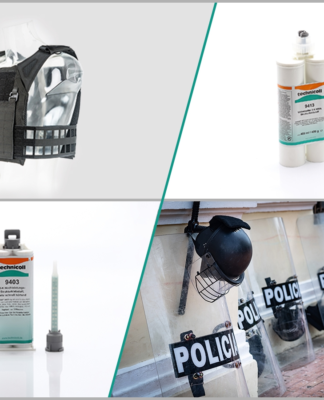 Spezial-Klebstoffe für Schutzausrüstung und Arbeitssicherheit