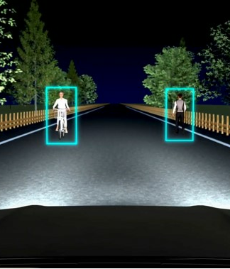 Kyocera entwickelt erstes(1) Fahrzeug-Nachtsichtsystem