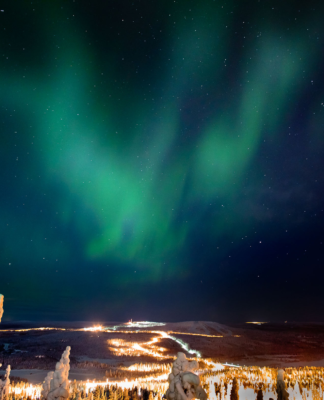 Polarlicht-Staunen statt Schäffchenzählen