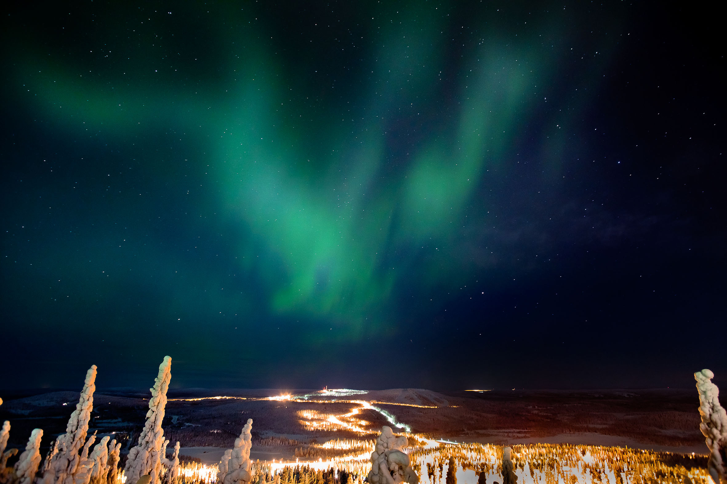 Polarlicht-Staunen statt Schäffchenzählen Polarlicht-Staunen statt Schäffchenzählen