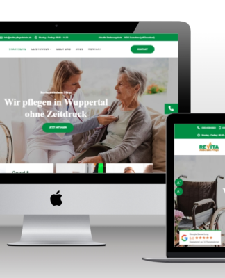 Website von Revita Ambulante Pflege online