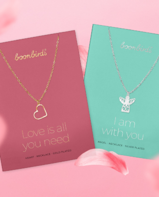 Geschenk zum Valentinstag: Halsketten mit Herz oder Schutzengel