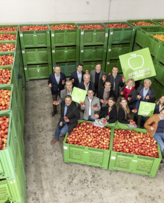 Apfel essen nicht vergessen!