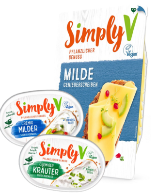 Gut, besser, Simply V – Deutschlands beliebteste Käse-Alternativen jetzt noch besser