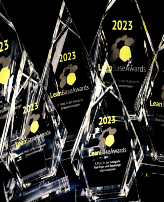 Verleihung der LeanBaseAwards 2023 auf dem LATC2023