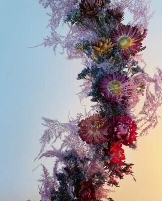 Foto des Tages: Happy Valentinesday / Blumenkranz in Frühlingsfarben