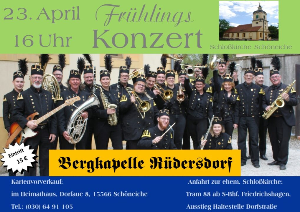Frühlingskonzert der Bergkapelle Rüdersdorf e.V. Frühlingskonzert der Bergkapelle Rüdersdorf e.V.