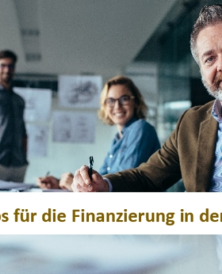 Fünf Tipps für die Finanzierung in der Krise