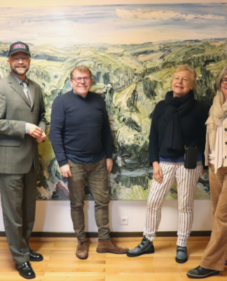 Muensinger Buergermeister Mike Muenzing ist neuer Botschafter des Reutlinger Spendenparlaments