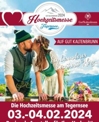 Hochzeitsmesse Tegernsee auf Gut Kaltenbrunn vom 03.-04.02.2024