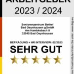 Seniorenzentrum Bethel Bad Oeynhausen gGmbH erhält Top-Arbeitgeber Siegel