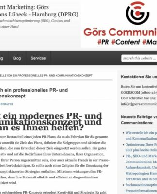 Wie erstelle ich ein professionelles PR- und Kommunikationskonzept (Teil 1)