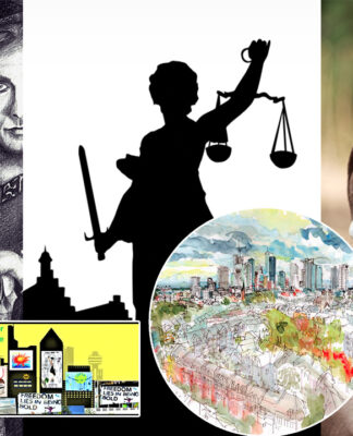 Hugendubel Frankfurt Steinweg: Ausstellungseröffnung mit prominenten Künstlern