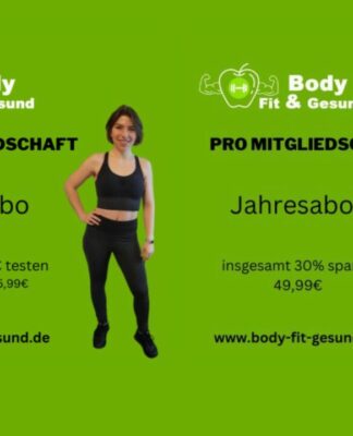 Body Fit Coach Nina Graber stellt ihre Fitness APP vor