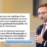 Christian Lindner zu den haushaltspolitischen Leitlinien der EU
