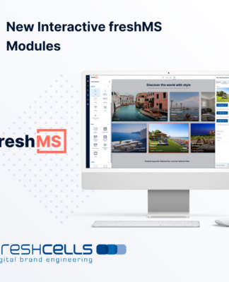ITB 2023: freshcells stellt neue interaktive Module der CMS-Lösung freshMS vor