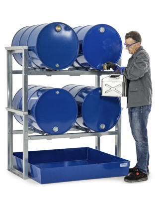 Gefahrstoffe sicher lagern und sauber abfüllen