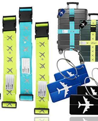 Kofferband. Sichern Sie Ihr Gepäck auf Reisen