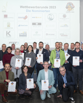 19 Unternehmen präsentieren sich bei der Nominierungsveranstaltung zum Ludwig