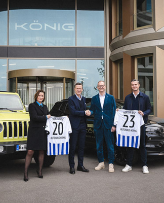 Autohaus Gotthard König GmbH wird neuer Automobil-Partner von Hertha BSC