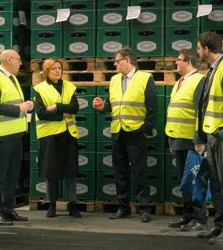 Hoher Besuch in Fachingen