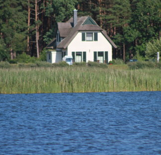 Urlaub mit Hund Ruhe Erholung herrlicher Wasserblick