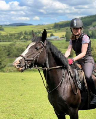 Franzi allein unterwegs