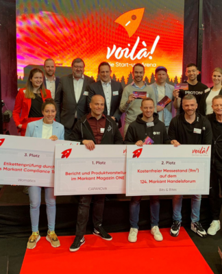 CAPANOVA glänzt in der Voilà! Start-up-Arena beim Markant Handelsforum!