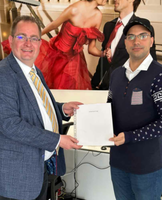 Besuch des CDU-Politikers Frank Steinraths MdL