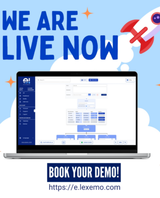 Lexemo launched No Code Legal Automation Tool e!