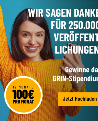 Unser GRIN-Stipendium – ein Dankeschön