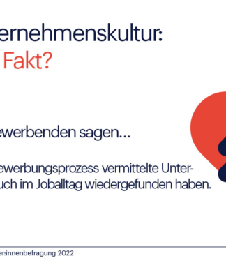 Unternehmenskultur: Bewerbende geben Arbeitgebern gutes Zeugnis