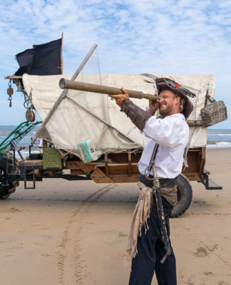 Aufklärung mit Spaßfaktor: „Pirat“ wird Zandvoorts Klimabürgermeister