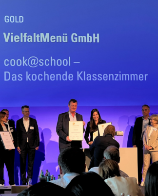 VielfaltMenü Ernährungsprojekt mit Gold ausgezeichnet