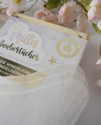 Millis Zaubertücher – DIE INNOVATIVE REVOLUTION gegen Windeldermatitis und einen wunden Popo