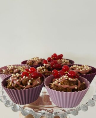 Foto des Tages: Vegane Beeren-Muffins mit natürlicher Süße