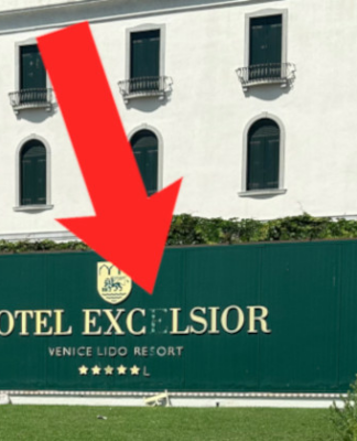 Grand Hotel Excelsior am Lido von Venedig, laut Gästen nicht zu empfehlen