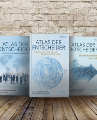 Atlas der Entscheider mit vier Profis auf der Frankfurter Buchmesse